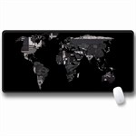 Mousepad XXL with World Map / Gamer Pad - 80 x 30 cm
