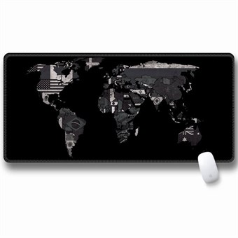 Mousepad XXL with World Map / Gamer Pad - 80 x 30 cm