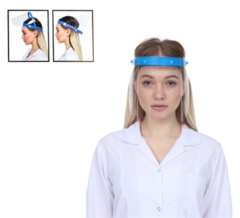 Anti-Saliva Splash Anti-Spitting Anti-Fog Anti-Oil Protective Face Shields Mask with Elastic Band