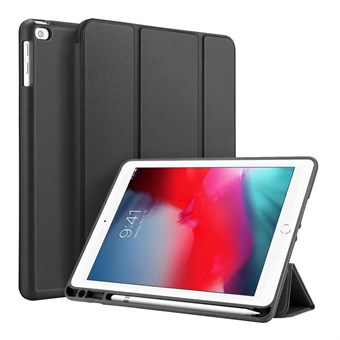 GEBEI Litchi Texture PU Leather Smart Case with Card Holder for iPad 9.7 inch (2018) / 9.7 inch (2017)