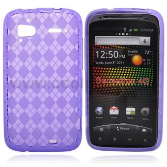 Silicone Case for HTC Sensation (Purple)