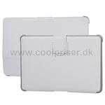 Carbon look case for Samsung Galaxy Tab 10.1 (White) Generation 1 & 2