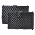Carbon look case for Samsung Galaxy Tab 10.1 (Black) Generation 1 & 2