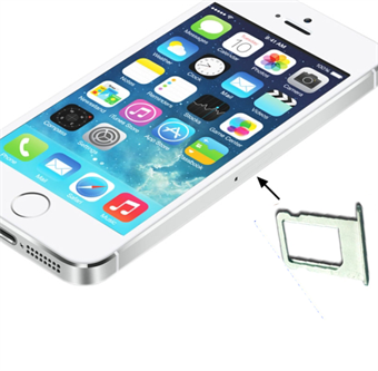 Nano sim card holder iPhone 5 / 5S (silver)