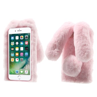 Bunny Shape Warm Fur TPU Phone Cover for iPhone 8 / iPhone 7 4.7 inch