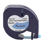 Dymo LetraTag Label Blue Dots 12mm × 4m (L-K31F)
