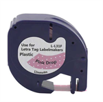 Dymo LetraTag Label Pink Dots 12mm × 4m (L-31F)