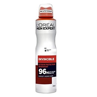 L\'Oréal Paris Men Expert Deodorant - Invincible 96H Antiperspirant - 250 ml