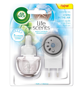 Air Wick Electric Air Freshener with Refill 19 ml - Linen In The Air