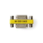 Gender converter | VGA female connector - VGA female connector | 25 pcs. | Metal