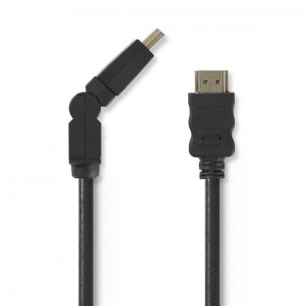 High Speed HDMI ™ Cable with Ethernet | HDMI connector | HDMI connector, rotatable | 1.5 m | Black