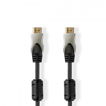 Ultra High Speed HDMI ™ Cable | HDMI ™ Connector - HDMI ™ Connector | 1.0 m | charcoal