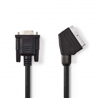 SCART - VGA Cable | SCART connector | VGA connector | 2.0 m | Black