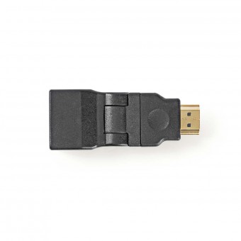 HDMI adapter | HDMI connector | HDMI connector | Rotatable | Black