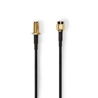 Antenna Cable | SMA male connector (reverse polarity) | SMA female connector (reverse polarity) | 2.0 m | Black