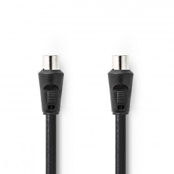Coaxial cable 90 dB | IEC (coaxial) male connector | IEC (coaxial) female connector | 3.0 m | Black