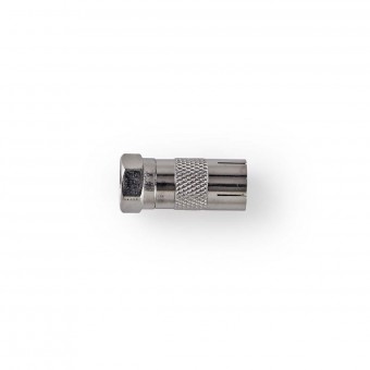 Satellite and antenna adapter | F-male connector - coaxial female connector | 10 pcs. | Metal