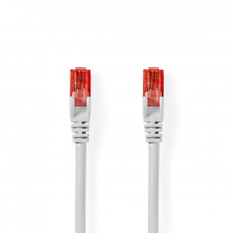 CAT6 UTP Network Cable | RJ45 (8P8C) male connector - RJ45 (8P8C) male connector | 10 m | White