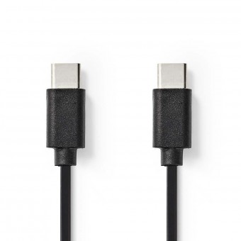 USB 2.0 cable | Type-C male connector | Type-C male connector | 1.0 m | Black