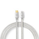 Apple Lightning Cable | Apple Lightning 8-pin Male Plug - USB-C | 2.00 m | Aluminum