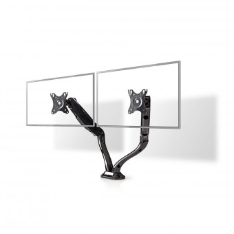 Screen brackets for display | Double screen arm | Full motion | 10-32 "