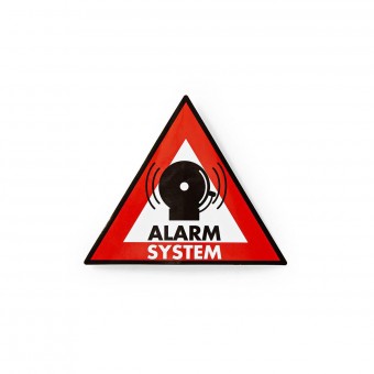 Warning Label | Alarm system symbol | Set of 5 pcs.