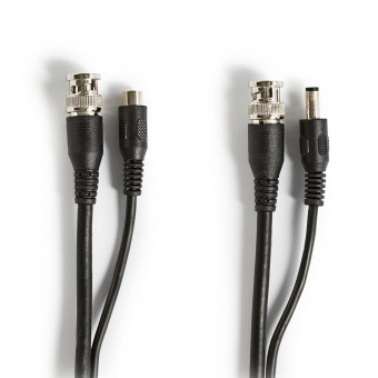 CCTV Security Cable BNC / DC | RG59 | 20 m | pre-assembled connectors