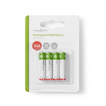 Rechargeable Ni-MH Battery AAA | 1.2 V | 700 mAh | 4 pieces. | Blister