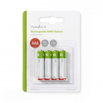 Rechargeable Ni-MH Battery AAA | 1.2 V | 950 mAh | 4 pieces. | Blister