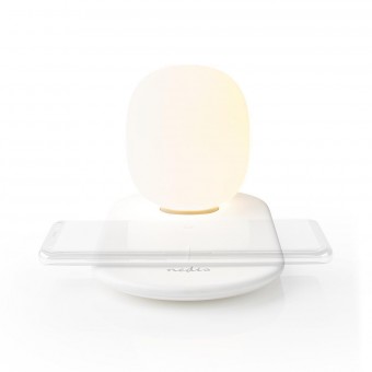 LED night light with touch control | Wireless Qi charger for smartphone | 10 W