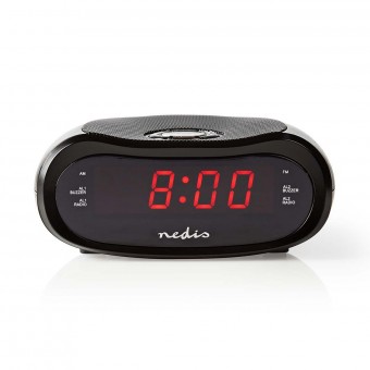 Clock radio with alarm clock | 0.6 "LED | FM | 20 Presets | Snooze
