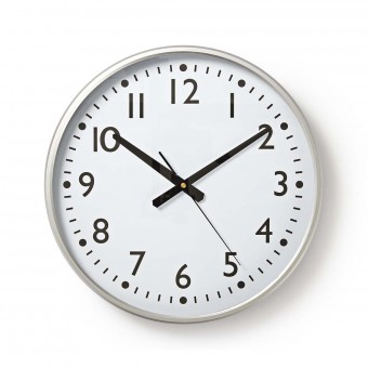 Round wall clock | 38 cm in diameter | Easy-to-read numbers