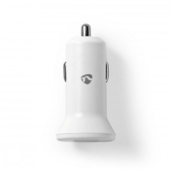 Car charger | 4.8 A | 2 outputs | USB-A | White