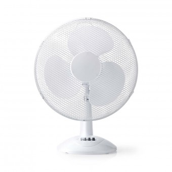 Table Fan | 40 cm in diameter | 3 speeds | Turning function | White