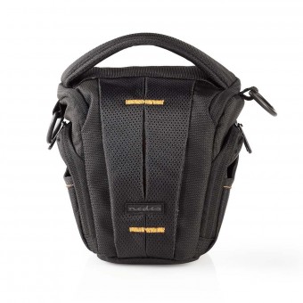 Camera Shoulder Bag | 160-185 x 145 x 140 mm | 1 inside pocket | Black / Orange