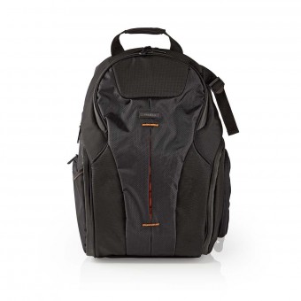 Camera Backpack | 290 x 410 x 150 mm | 10 inside pockets | Black / Orange