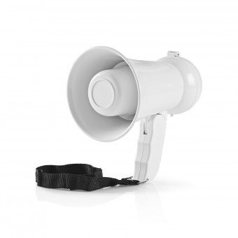 Supporter Megaphone | 100 dB | 100 m range | Landstickers | White