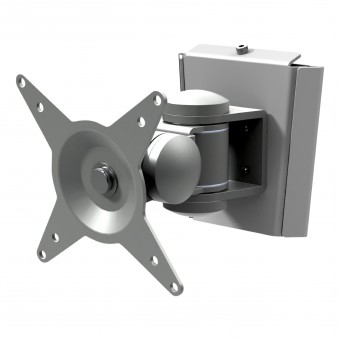 Viewmate Monitor Arm Wall 032 Tiltable 15 kg Silver