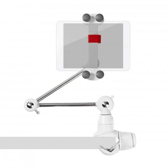 Tablet and smartphone bracket | Collapsible arm | 10-30.5 cm | Fully movable