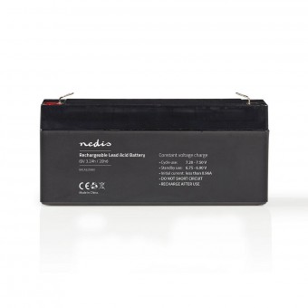 Rechargeable Lead Battery 6 V | 3200 mAh | 134 x 35 x 61 mm