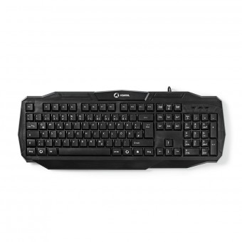 Gaming keyboard with cable | USB 2.0 | German layout | Black