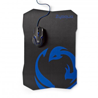 Set of gaming mice and mouse mat | Mouse with cable | 2400 DPI | 6 buttons