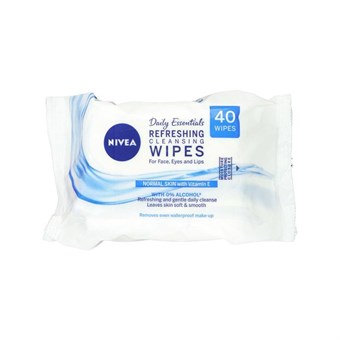 Nivea Daily Essentials 3 In 1 - Normal Face Wash & Cleansers - 40 pcs.