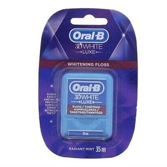 Oral-B Pro-Oral 3D White Luxe - Essential Dental Floss with Mint - 35 m