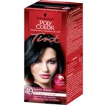 Schwarzkopf Poly Color - Permanent Cream Color - Raven Black 49