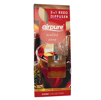 AirPure 2 in 1 Reed Diffuser - Scent Spreaders - Forever Berry - Fresh Berry Scent