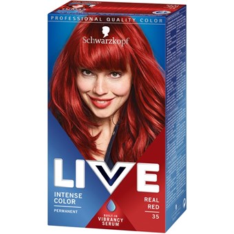 Schwarzkopf LIVE Intense Permanent Color - 35 Real Red