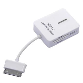 5 in 1 USB 2.0 Card Reader for Samsung Galaxy Tab 10.1 (White)