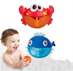 Musical Automatic Soap Bubble Gadgets for Bath M. 12 Children's Songs - Boy / Blue