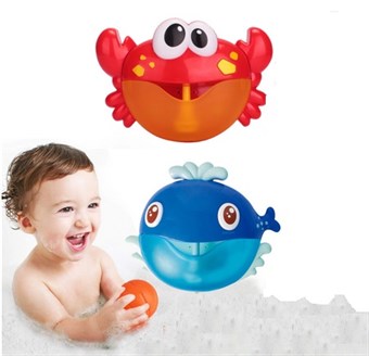 Musical Automatic Soap Bubble Gadgets for Bath M. 12 Children\'s Songs - Boy / Blue